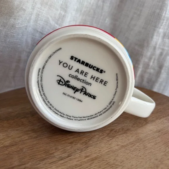 Starbucks Disney Hollywood Studios You Are Here Collection Mug 14oz Disney Parks - Picture 6 of 6
